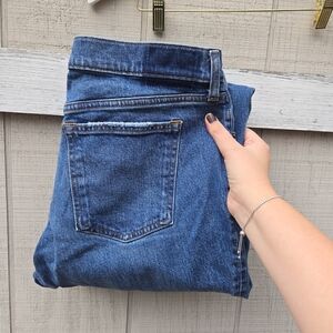 LIKE NEW Abercrombie Curve Love The 90s Straight Mid Rise Jeans 31 12 Long 12L
